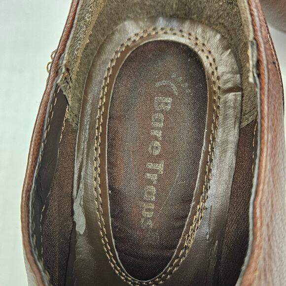 BARETRAPS Brown Leather Tyley Stacked Cone‎ Heel Booties Size 6.5 M - Picture 12 of 13